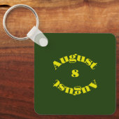 ペリドット誕生石 – 威厳がある Keychain キーホルダー (正面)