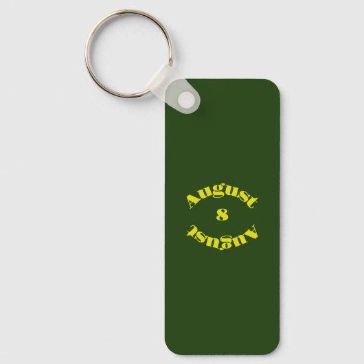 ペリドット誕生石 – 威厳がある Keychain キーホルダー (正面)