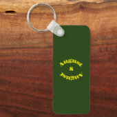 ペリドット誕生石 – 威厳がある Keychain キーホルダー (正面)