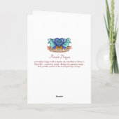 ペリドット・ドラゴン(《星座》乙女座) -誕生日・カード カード (裏面)