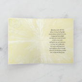 ペリドット/8月 グリーティングカード (内部)