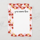 ペリパーソナライズされたカン岬 サンキューカード (正面/裏面)