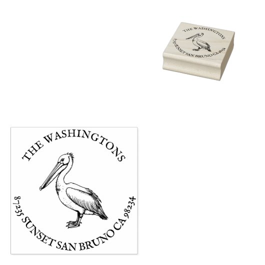 ペリパーソナライズされたカン差出人住所スタンプ名 ラバースタンプ (押印)