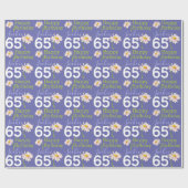 ペリブルーというデイジーの65歳の花 ラッピングペーパー (フラット)