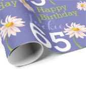 ペリブルーというデイジーの65歳の花 ラッピングペーパー (ロールコーナー)