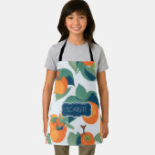 ペリモンパステルカラフルパタパーソナライズされたーン エプロン (インサイチュ)