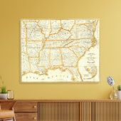 ペリンの新しい地形戦争地図 キャンバスプリント (インサイチュ (リビング))