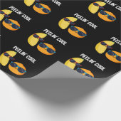 ペリンクールフおもしろいルーツプンダークBG ラッピングペーパー (角)