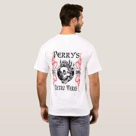 ペリーのレトロのWerksのスカルのワイシャツ Tシャツ