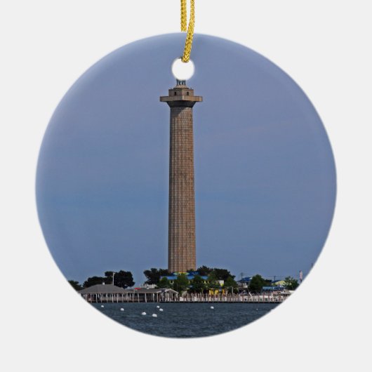 ペリーの勝利およびインターナショナルの平和記念物 セラミックオーナメント (正面)