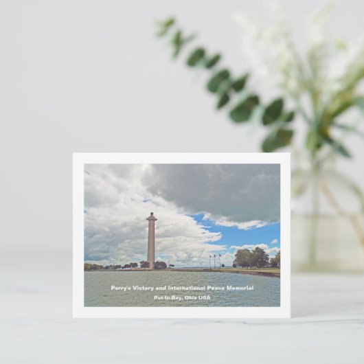 ペリーの勝利と平和国際的記念碑 ポストカード (スタンド正面)