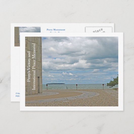 ペリーの勝利と平和国際的記念碑 ポストカード (正面/裏面)