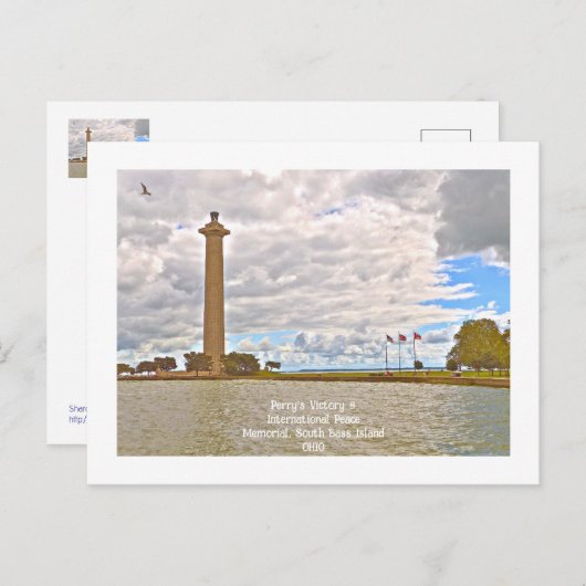 ペリーの勝利 & 国際平和記念館 ポストカード (正面/裏面)
