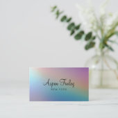 ペリーフェイクきらめくモダン名刺 名刺 (スタンド正面)