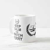 ペリー保の法的なユーモアを見る穏やかさ マグカップ (正面左)