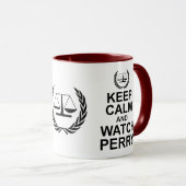 ペリー保の法的なユーモアを見る穏やかさ マグカップ (正面右)