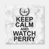 ペリー保の法的なユーモアを見る穏やかさ マグネット (正面)