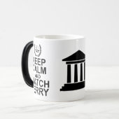 ペリー保の法的なユーモアを見る穏やかさ モーフィングマグカップ (正面左)