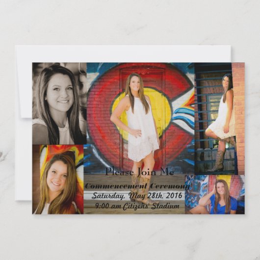 ペリー卒業 招待状 (裏面)