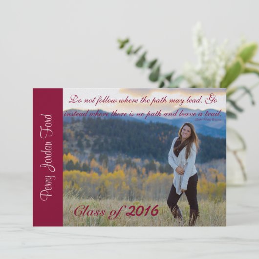 ペリー卒業 招待状 (スタンド正面)