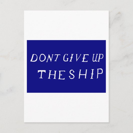 ペリー提督の旗 ポストカード (正面)