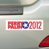 ペリーPalin 2012の星 バンパーステッカー (車上)