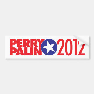 ペリーPalin 2012の星 バンパーステッカー