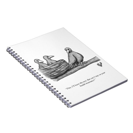 ペルおもしろいセンター空のネスター子育てユーモア ノートブック (右側)