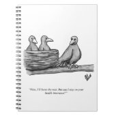 ペルおもしろいセンター空のネスター子育てユーモア ノートブック (正面)