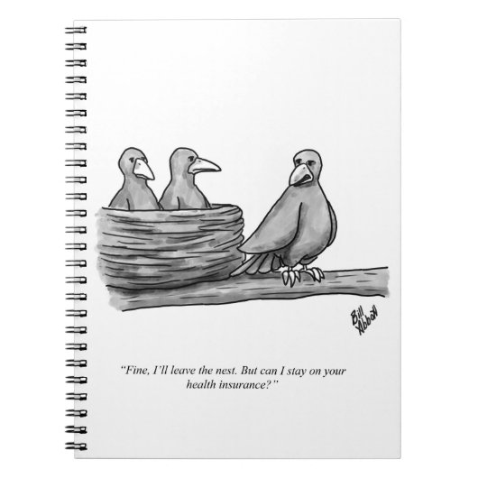 ペルおもしろいセンター空のネスター子育てユーモア ノートブック (正面)