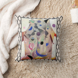 ペルシアのナイチンゲールby Paul Klee,抽象芸術・アート クッション