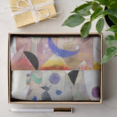 ペルシアのナイチンゲールby Paul Klee,抽象芸術・アート 薄葉紙 (ギフト)