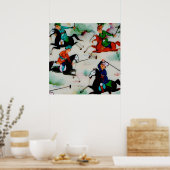 ペルシアのポロ選手 ポスター (キッチン)