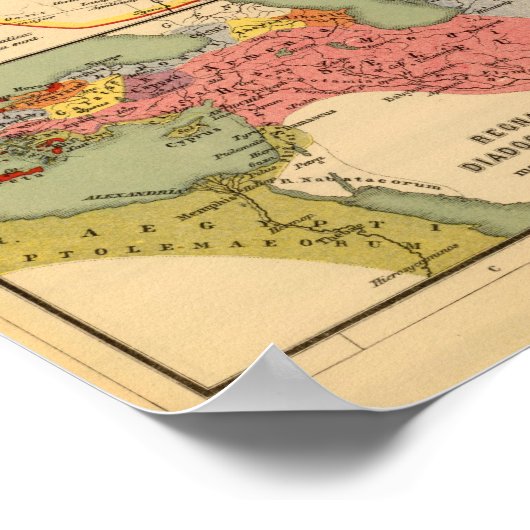 ペルシアの古代世界帝国、マケドニア人 ポスター (角)