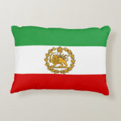 ペルシアの獅子旗と太陽の旗の王冠パフラヴィ君主国 アクセントクッション (裏面)