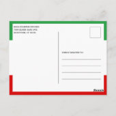 ペルシアの獅子旗と太陽の旗の王冠パフラヴィ君主国 ポストカード (裏面)