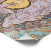 ペルシアの細密画アート ポスター (コーナー)