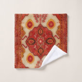 ペルシアの絨毯は銅色 バスタオルセット (ウォッシュタオル)