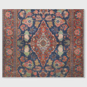 ペルシアカシャンラティスレッドメダリアン ラッピングペーパー (フラット)