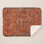 ペルシアサルークレッドイエローリーフ  シェルパブランケット (正面(横))