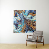 ペルシアブルー瑪瑙：東洋のラグジュアリーな食感 タペストリー (インサイチュ)