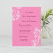 ペルシアモダンピク結婚フローラ 招待状 (スタンド正面)