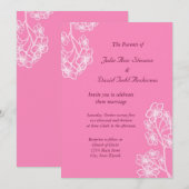 ペルシアモダンピク結婚フローラ 招待状 (正面/裏面)