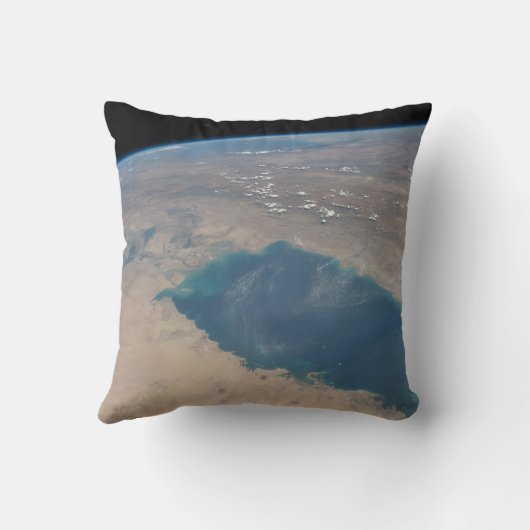 ペルシア湾の熱帯の青い海。 クッション (裏面)