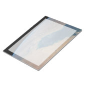 ペルシア湾の熱帯の青い海。 ノートパッド (アングル)