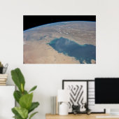 ペルシア湾の熱帯の青い海。 ポスター (ホームオフィス)