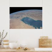 ペルシア湾の熱帯の青い海。 ポスター (キッチン)