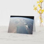 ペルシア湾の熱帯の青い海。2 カード (黄色い花)