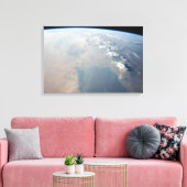 ペルシア湾の熱帯の青い海。2 キャンバスプリント (インサイチュ (リビング))