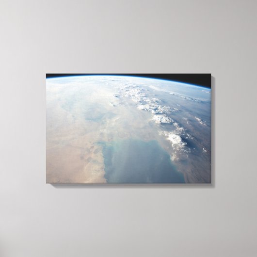 ペルシア湾の熱帯の青い海。2 キャンバスプリント (正面)